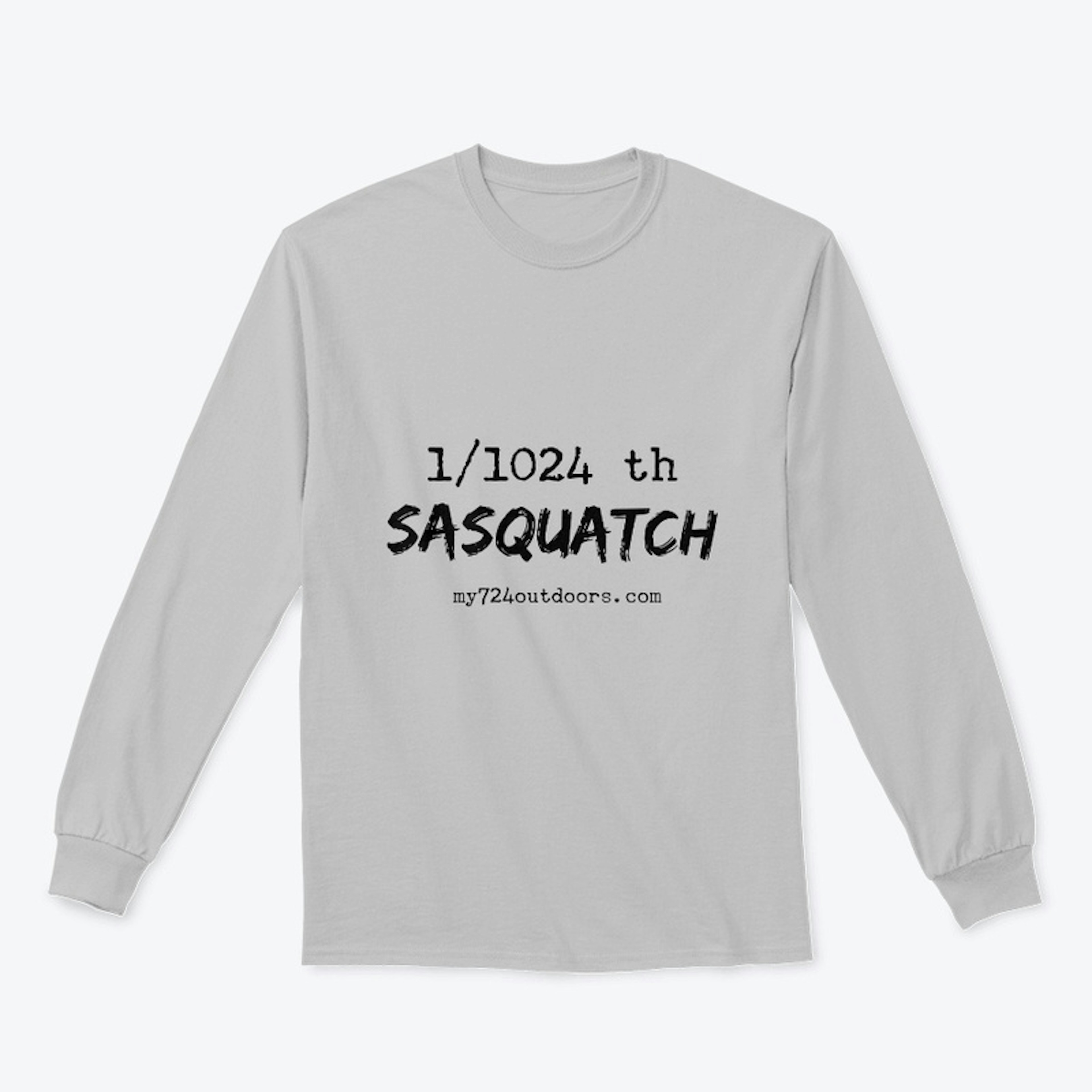 1/1024th Sasquatch Black Letters
