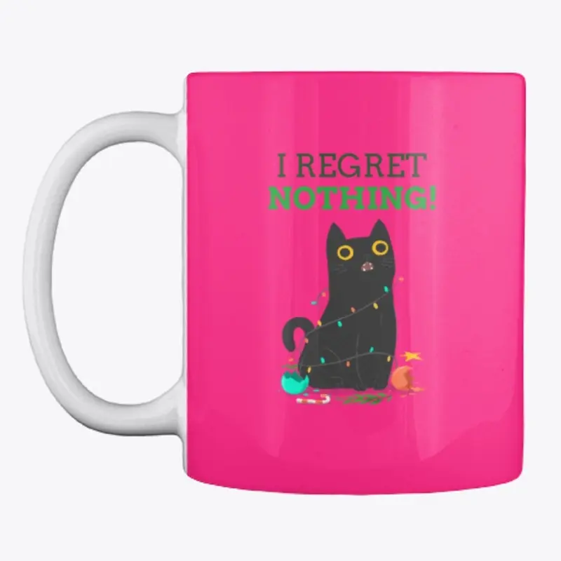 Christmas Cat Coffee Mug