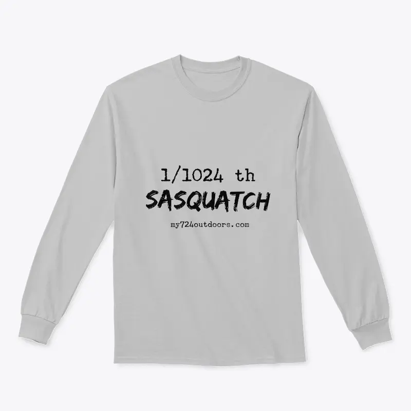 1/1024th Sasquatch Black Letters